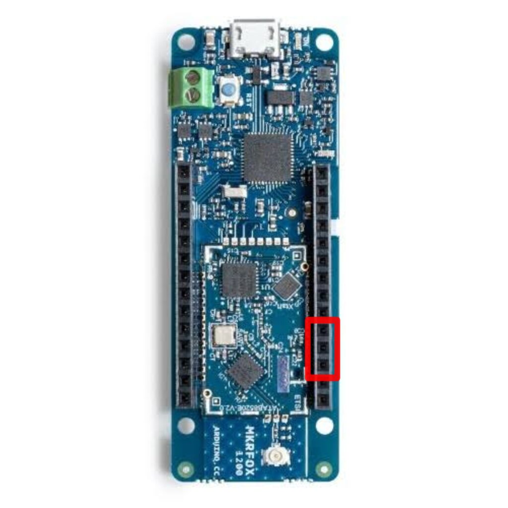 Arduino MKR FOX 1200 spi Pinout