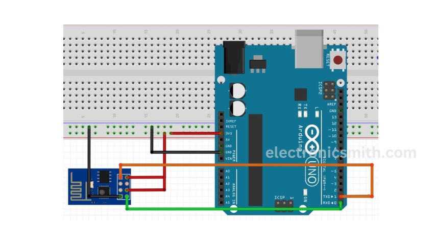 Programing esp-01 Using Arduino Board

