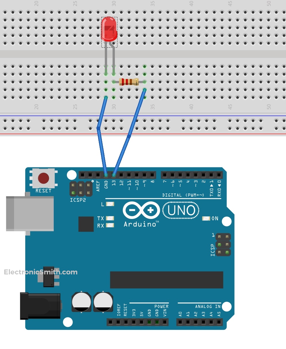 How To Code Arduino Blink Code Without Setup() And Loop() Functions