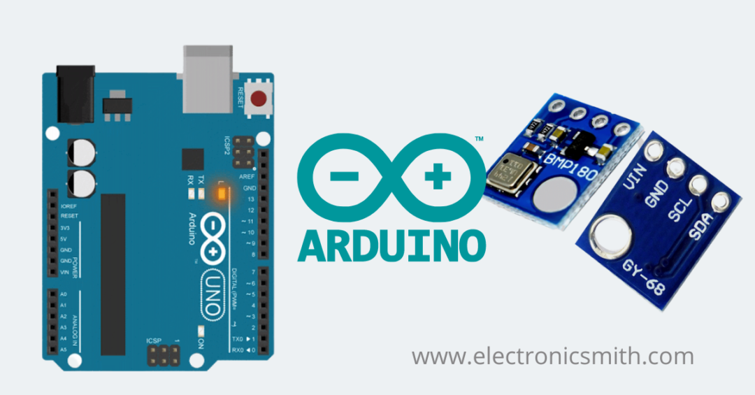 How to Interface BMP180 pressure sensor with Arduino - Electronic Smith