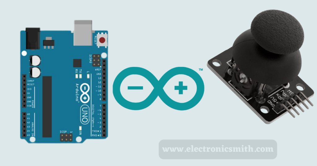 working of 2-axis joystick and Arduino interface