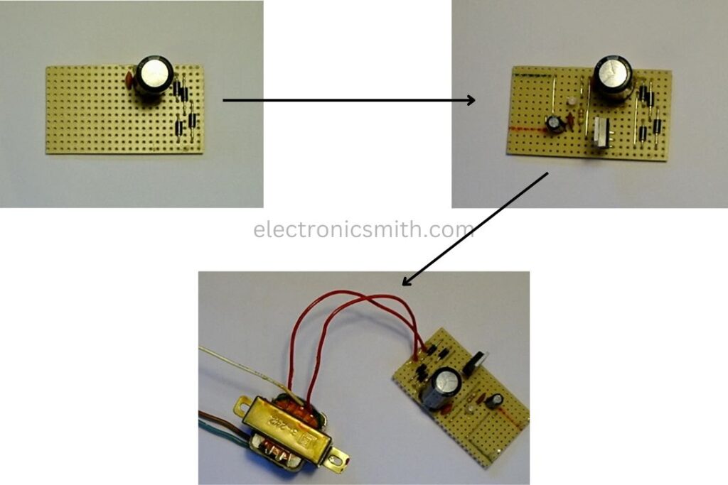 steps to make 12v power supply 