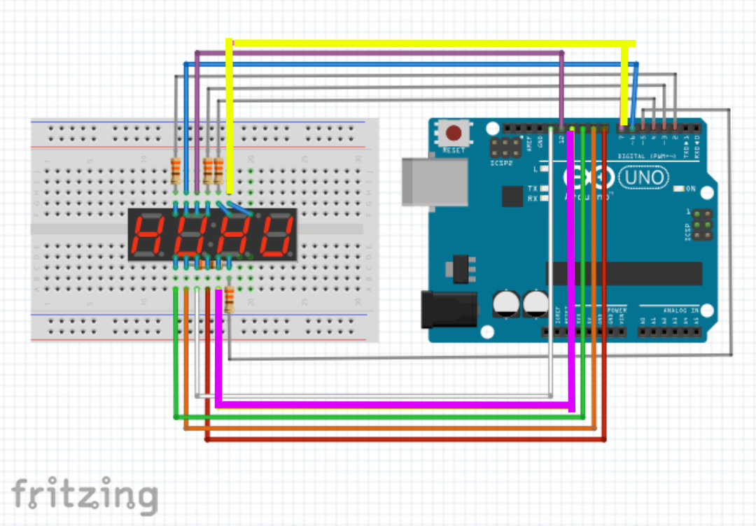 How to Connect 7-Segment Display to Arduino - Electronic Smith