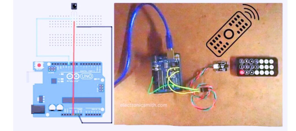 
ir reciver connection with arduino uno