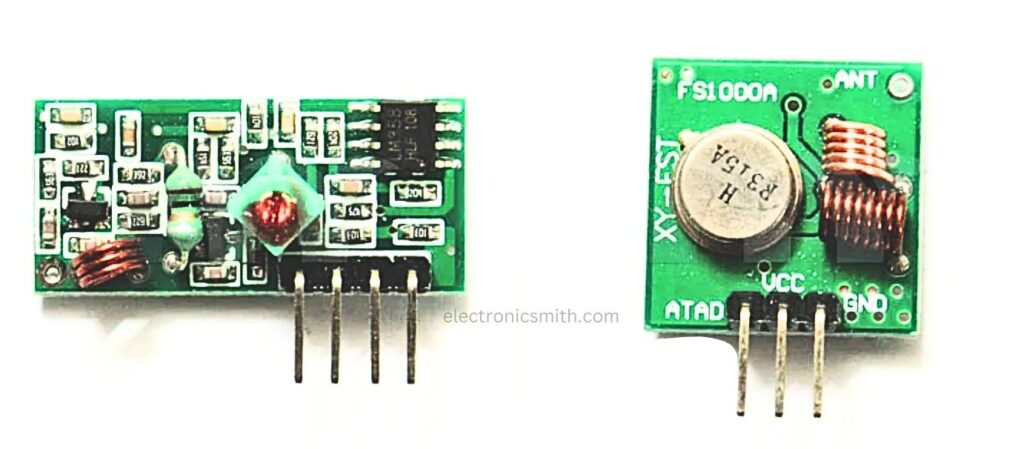 RF 315 433mhz Transmitter Reciever Module 