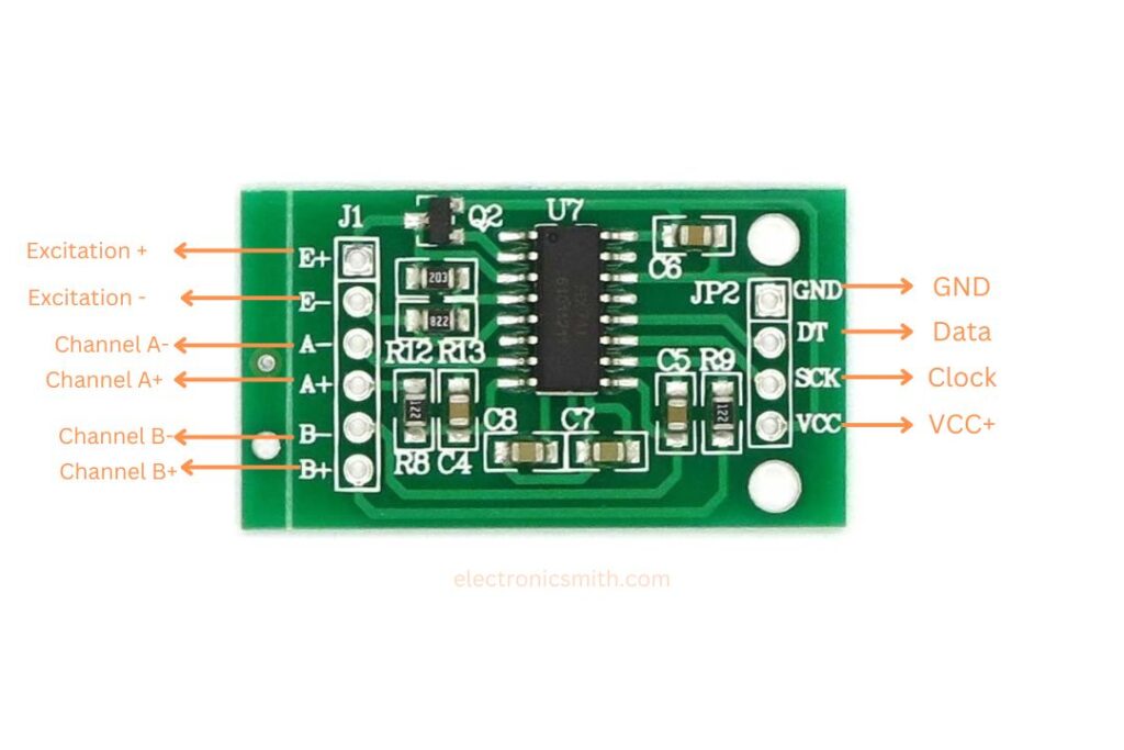 HX711 Sensor pin-out